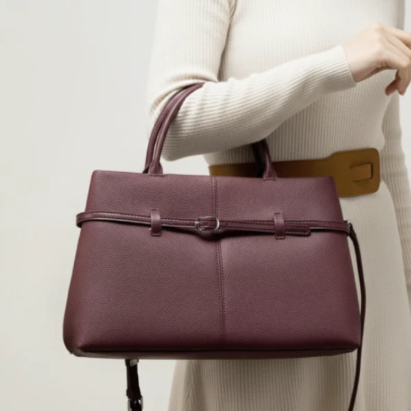 Chambord｜本革 A4対応 ベルトディテール 3WAYトートバッグ