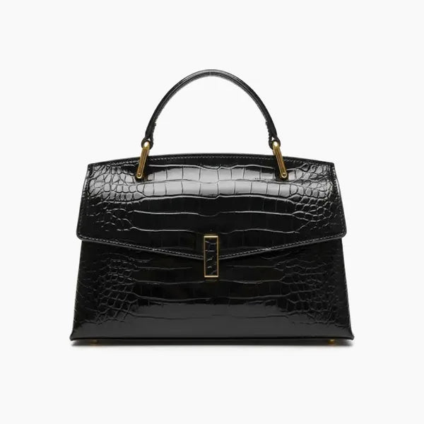 Richelieu｜本革 クロコ型押し サッチェル 2WAYバッグ